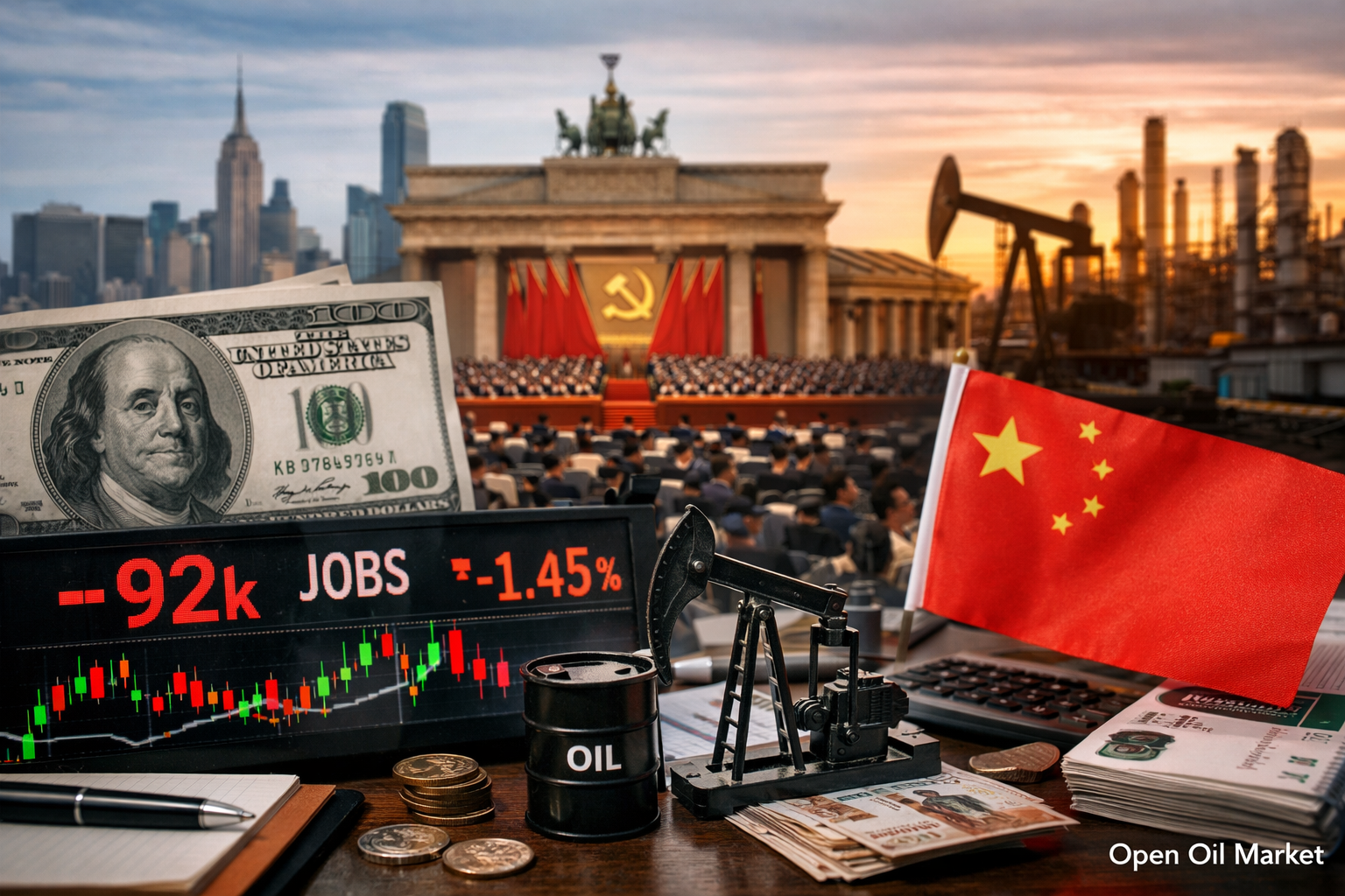 Eventos Econômicos e Relatórios Corporativos — sábado 7 de março de 2026: mercados avaliam dados de emprego dos EUA e decisões da China