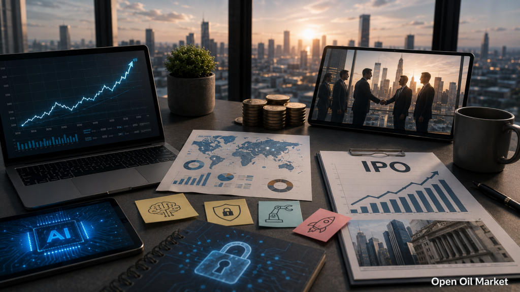 Investimentos de risco e startups em 25 de julho de 2026: recordes de US$ 510 bilhões, transações em infraestrutura de IA, cibersegurança e robótica, IPOs e saídas.