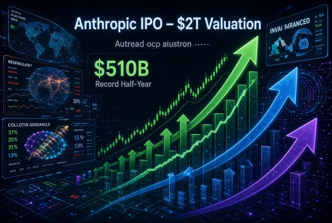 Notícias sobre startups e investimentos de risco — sábado, 15 de agosto de 2026: IPO Anthropic de $2 trilhões, recorde de $510 bilhões no semestre e boom de megaraides em defesa.