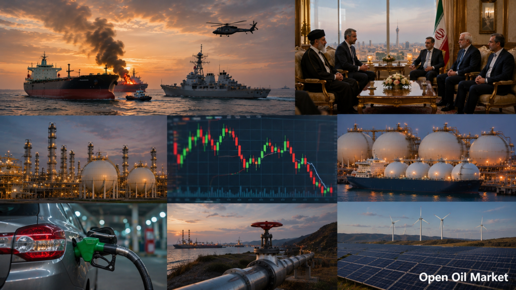 Notícias petróleo e gás e energia — segunda-feira, 27 de julho de 2026: Brent, gás TTF, OPEP+, CTC, carvão e energias renováveis