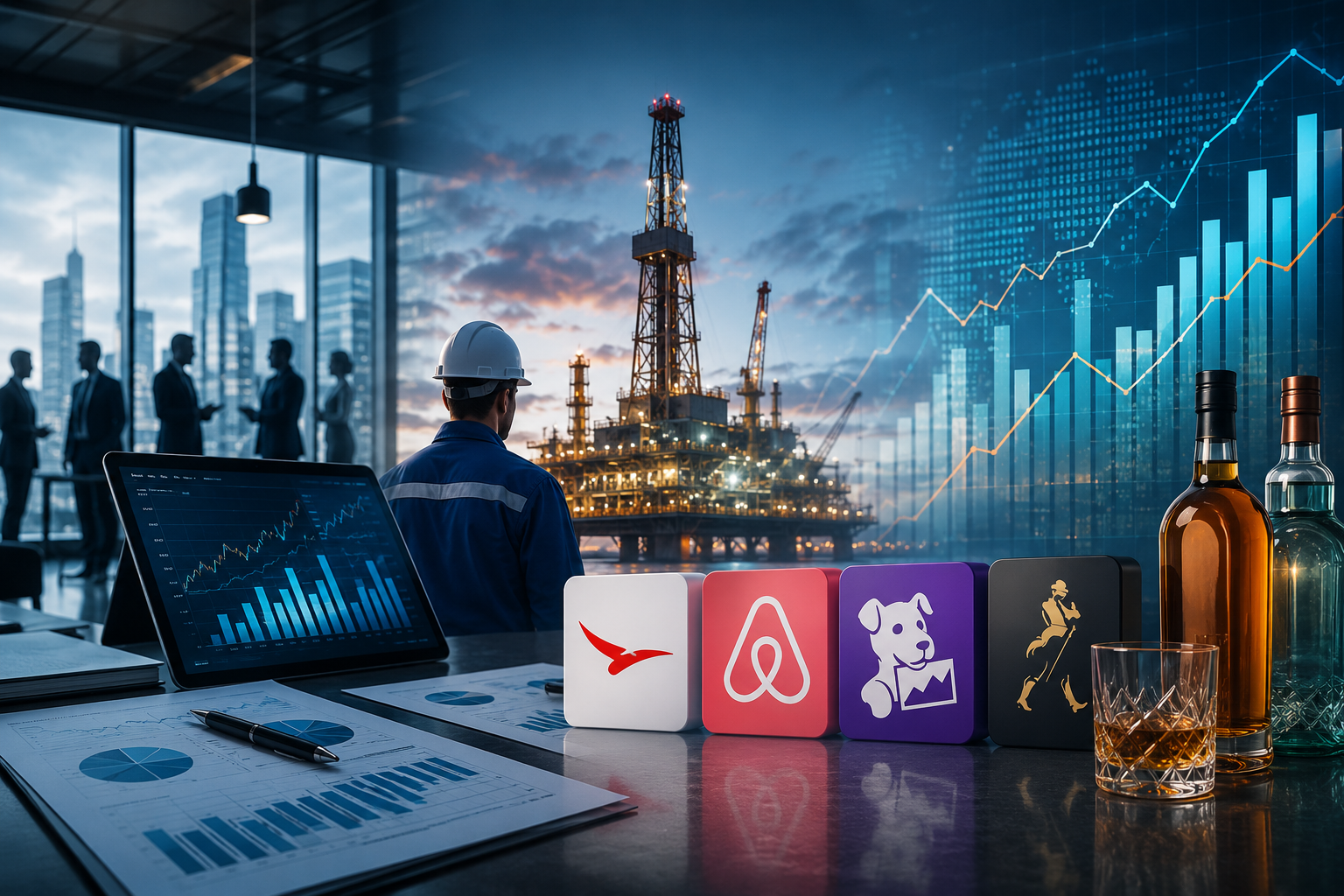 Eventos econômicos e relatórios corporativos: quinta-feira, 6 de agosto de 2026 — produtividade do trabalho nos EUA, relatórios da ConocoPhillips, Airbnb, Datadog e Diageo