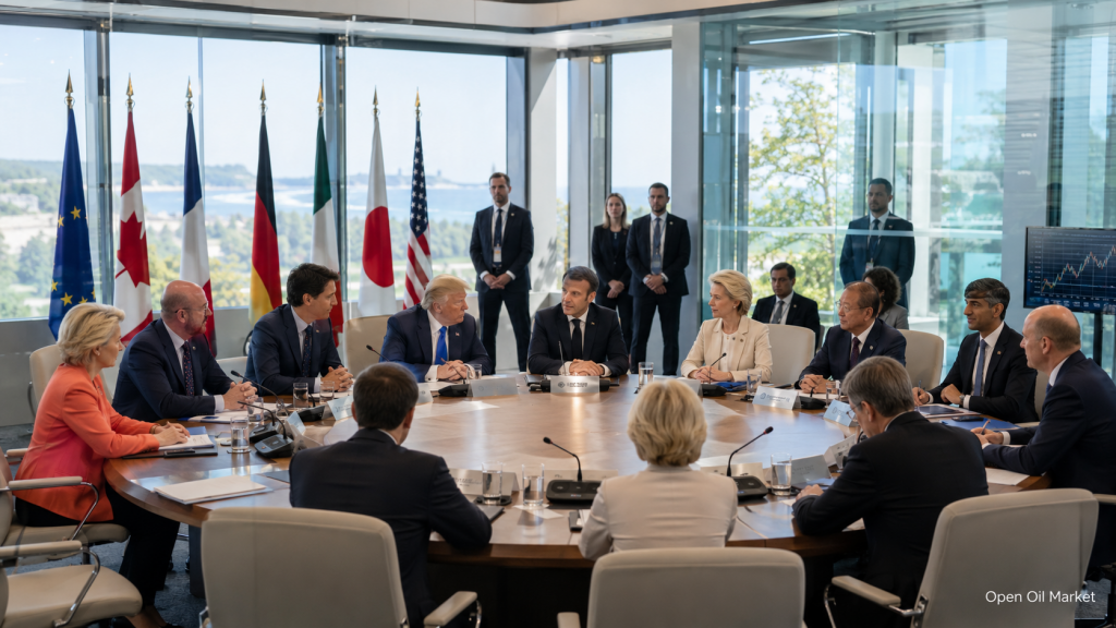 Eventos econômicos e relatórios corporativos, segunda-feira 15 de junho de 2026: G7 na França, negociações da UE, Lagarde e produção dos EUA