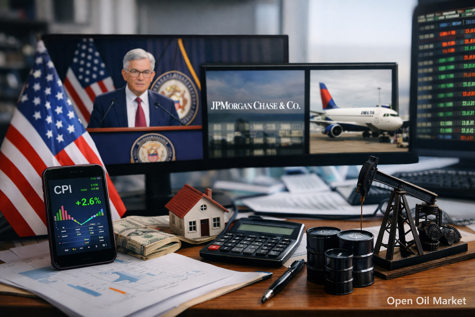 Eventos econômicos e relatórios corporativos — terça-feira, 13 de janeiro de 2026: CPI dos EUA e início da temporada de relatórios