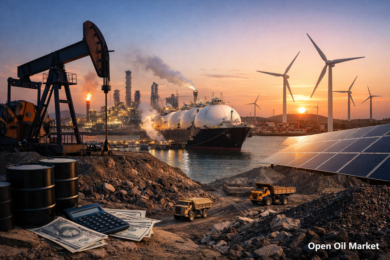 Notícias petróleo e gás e energia — 22 de fevereiro de 2026 OPEC+, petróleo, gás, GNL, refinarias, energias renováveis