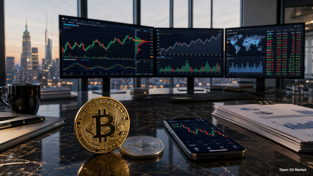 Mercado de criptomoedas 1º de maio de 2026: Bitcoin, Ethereum, ETFs e regulamentação