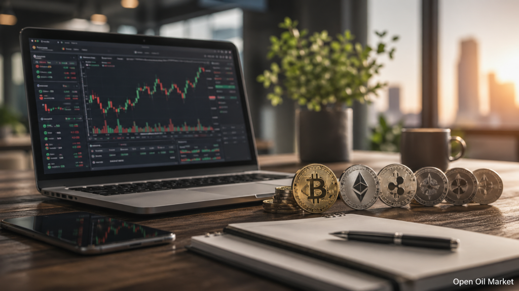 Notícias de criptomoedas, segunda-feira, 27 de abril de 2026, crescimento institucional, bitcoin, ethereum, mercado global