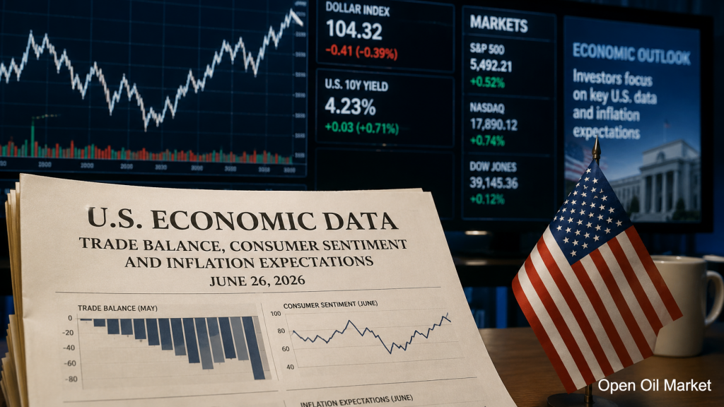 Dados Macroeconômicos dos EUA e Relatórios Corporativos em 26 de Junho de 2026 para Investidores