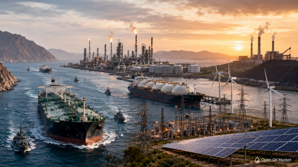 Notícias do setor de petróleo e gás e energia em 1º de junho de 2026: risco de Ormuz, petróleo, gás, GNL e o setor energético mundial