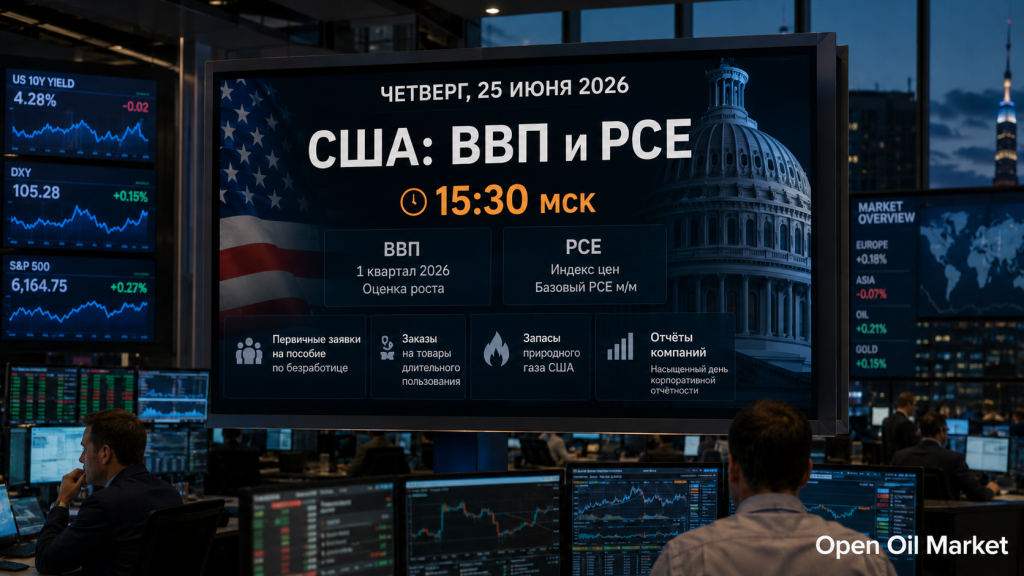 Eventos Econômicos e Relatórios Corporativos 25 de Junho de 2026: PIB dos EUA, PCE, Mercado de Trabalho e Relatórios de Empresas