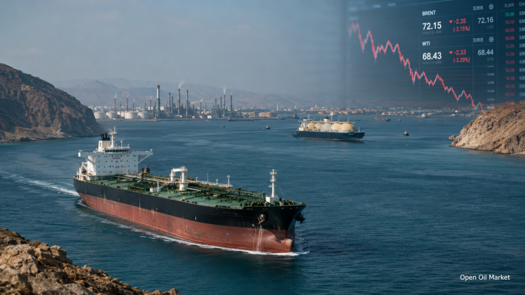 Mercado energético global em 16 de junho de 2026: petroleiro, GNL, refinarias, Estreito de Ormuz e queda nos preços do petróleo