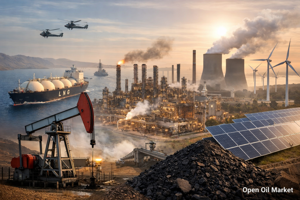 Petróleo e gás e energia 29 de março de 2026 mercado de petróleo gás GNL refinarias eletricidade e FER em meio a riscos globais Open Oil Market