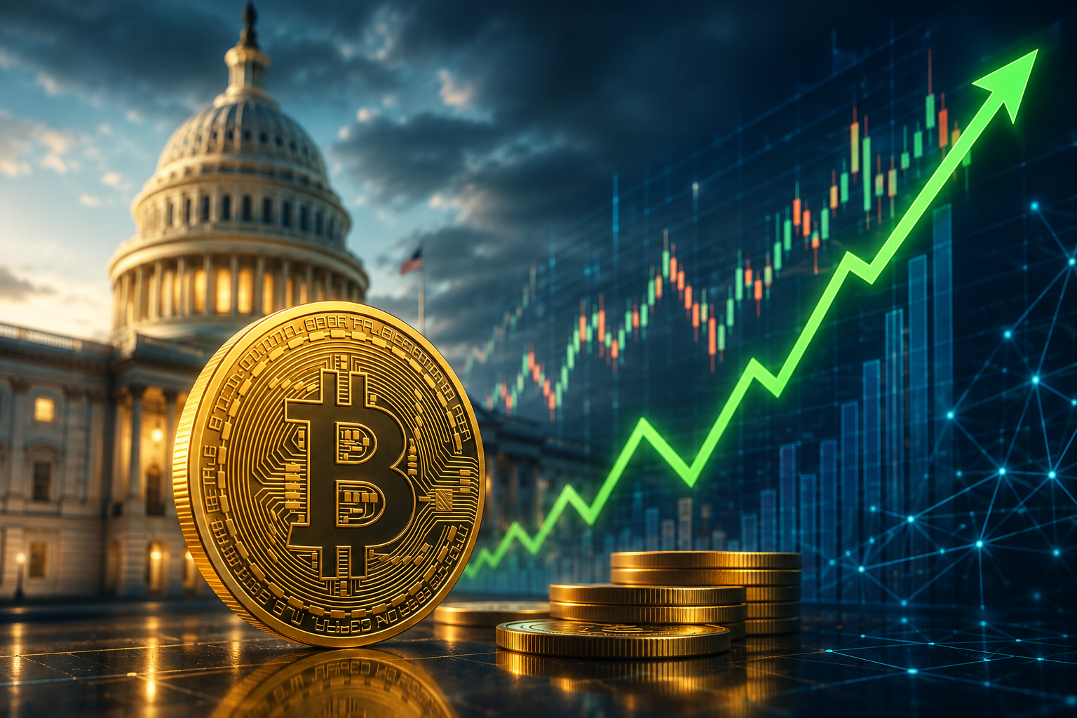 Notícias sobre Criptomoedas: quarta-feira, 5 de agosto de 2026 — Bitcoin se recupera para $64.000, mercado aguarda desfecho da lei CLARITY Act