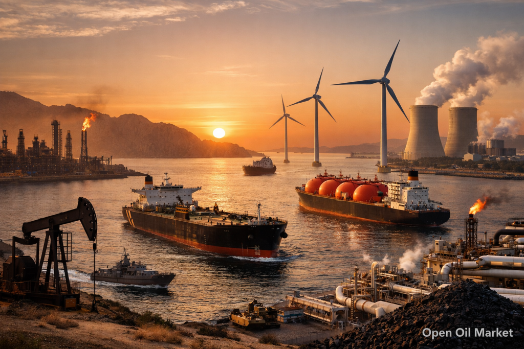 Notícias de Petróleo e Gás e Energia, domingo 12 de abril de 2026 — Volatilidade do Petróleo, Estreito de Ormuz e Mercado Global de Energia