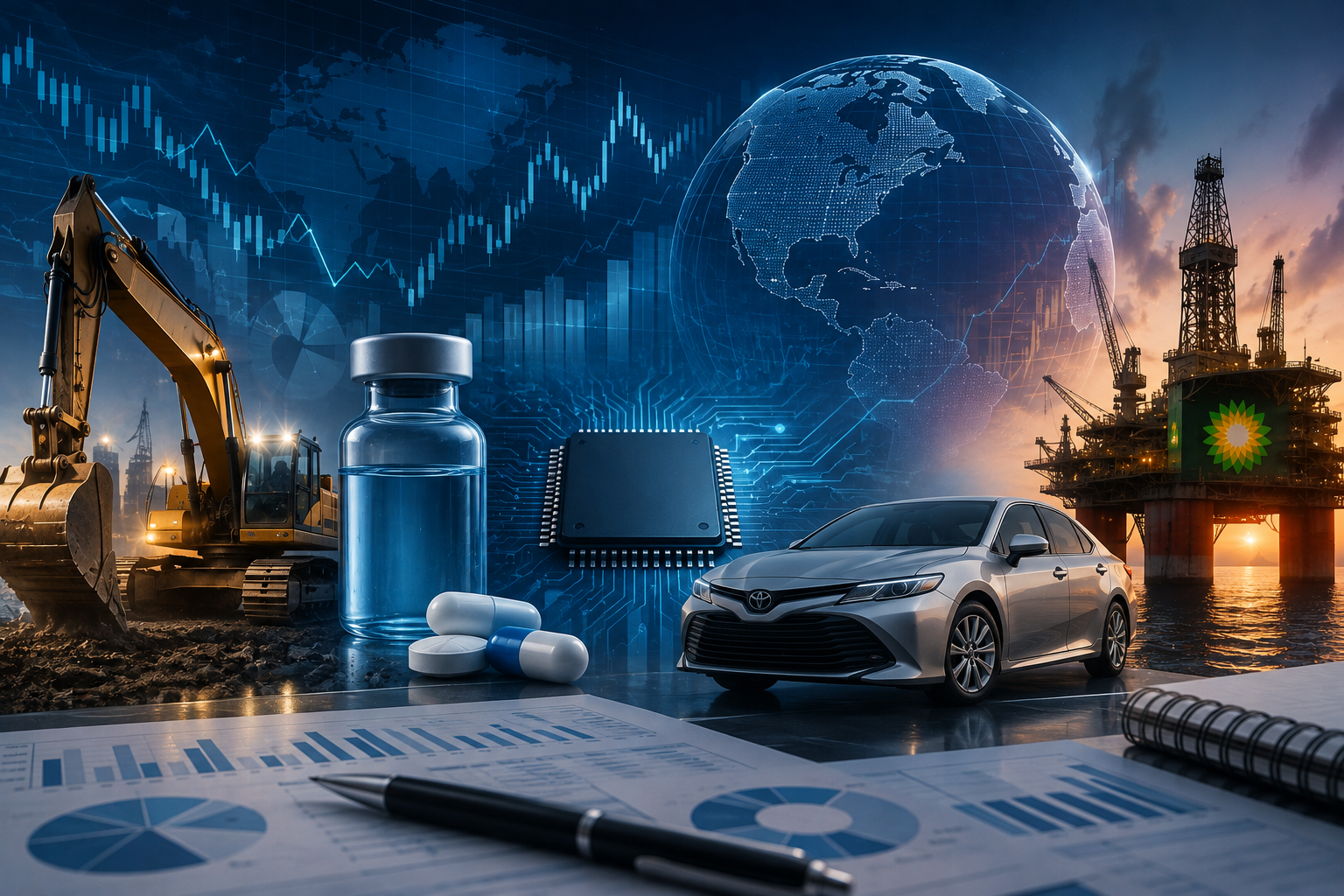 Eventos econômicos e relatórios corporativos: terça-feira, 4 de agosto de 2026 - JOLTS, relatórios da Caterpillar, Pfizer, AMD, Toyota e BP