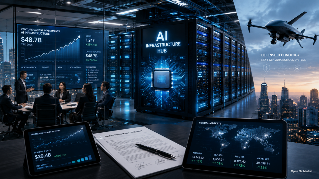 Notícias de investimentos de risco 6 de julho de 2026 — infraestrutura de IA, tecnologia de defesa e transações secundárias